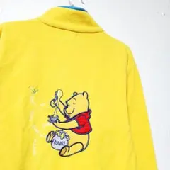 くまのプーさん フリース ディズニー スウェット プーさん 刺繍 ジャケット