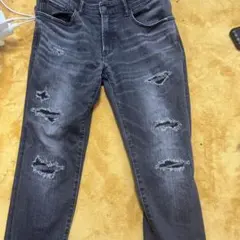 AZUL by MOUSSY ダメージスキニーデニム XL