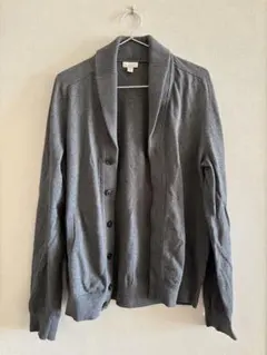 GAP グレー ボタン付きカーディガン M
