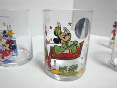 【90年代レトロ】コカコーラ ディズニーグラス 5客セット ホログラム付あり