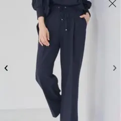 コーエンRONEL【接触冷感】カットジョーゼットワイドパンツイージーパンツ