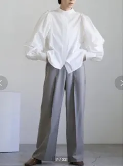 セレクトモカ　タックギャザーボリュームスリーブブラウス