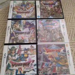ドラゴンクエストIV·V·VI·VIII·IX·XIソフト6本セット まとめ売り