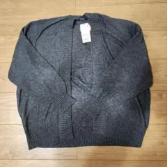 【新品未使用】ナノユニバース　発熱ショートカーディガン　グレー