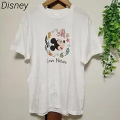 Disney ラブネイチャー ディズニー ミッキー Tシャツ 半袖 カットソー