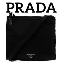 良品　PRADA プラダ　ショルダーバッグ　トートバッグ　黒　ブラック　ナイロン