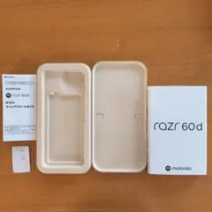 【空き箱】motorola razr 60d