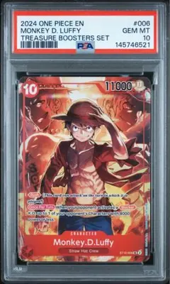 psa10 英語版ワンピースカード ルフィ ニカ プロモカード - メルカリ
