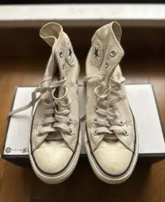 CONVERSE ALL STAR ハイカットスニーカー 星柄 ホワイト