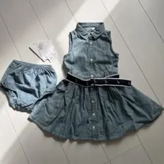 Ralph Lauren デニムブルー ワンピース 24M