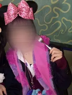 ミッキー耳カチューシャ ピンクヒョウ柄