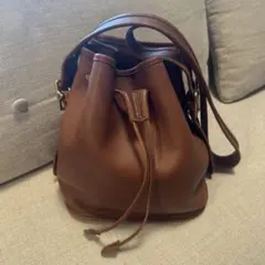 オールドコーチCOACH巾着ショルダーバッグ
