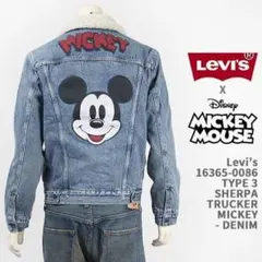 大値下げ！！リーバイス限定品★ミッキーコラボ ジージャン★メンズ