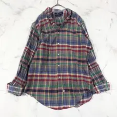 ✨美品✨ラルフローレン　長袖チェックシャツM