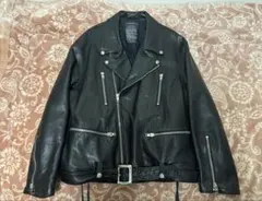 【超希少】unused ダブルライダース レザージャケット サンプル 超希少】unused ダブルライダース レザージャケット サンプル