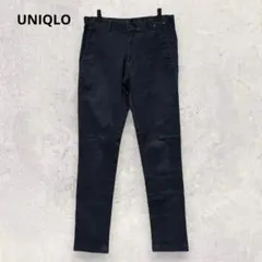 UNIQLO ユニクロ チノパン メンズ M ネイビー きれいめ カジュアル