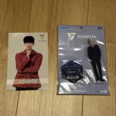 WONWOO ビジュアルスタンドカード　アクリルスタンド セット