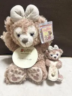 即日発送❣️香港ディズニー ミニーシェリーメイぬいぐるみキー