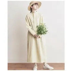 fig London 60/typewriter ロングシャツワンピース