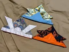 布兜 3点セット 五月人形 端午の節句 こどもの日 和風飾り 金襴小物