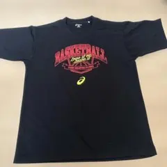 ASICS バスケットボール Tシャツ 黒