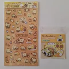 サンリオ ポムポムプリン はち フレークシール 2種セット