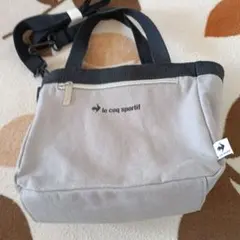 le coq sportif グレー ショルダーバッグ