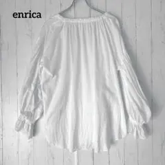 2026年最新】enrica カラー：ホワイト系 レディース 長袖 シャツ 
