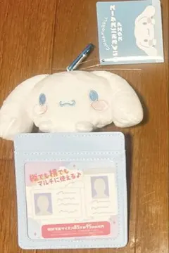 最終値下げ　新品未使用　サンリオ　シナモロール　ぬいぐるみパスケース　スクエアのサムネイル