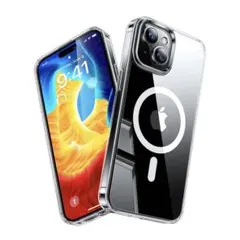極限耐黄変 Magsafe対応 TORRAS iPhone15 ケース クリア