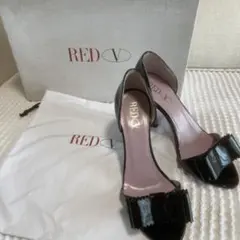 RED VALENTINO エナメルリボンパンプス ブラック　36サイズのサムネイル
