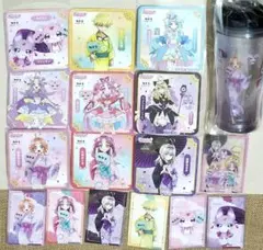 極楽湯 名探偵プリキュア コラボ タンブラー 特典 コースター クリア