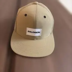 【SALOMON】キャップ(ベージュ)/SM【極美品】のサムネイル
