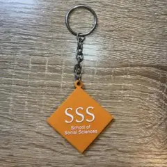 와세다대학 키홀더 오렌지