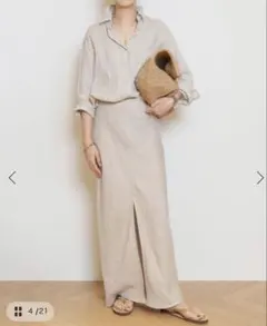 MUSE de Deuxieme Classe リネンスカートのサムネイル