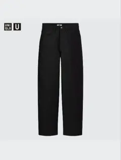 UNIQLO U ラウンドジーンズ ブラック サイズ27