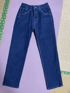 ストレートデニム S ダークブルー