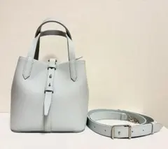 新品未開封】Beryl ベリル リサイクルレザーバケツバッグ シーソルト