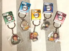 鬼滅の刃　ご当地キーホルダー　温泉地5点セット