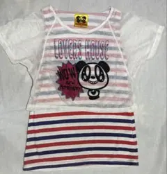 LOVERS HOUSE パンダ 半袖Tシャツ 120cmのサムネイル
