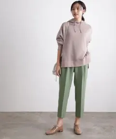 VIS サイド釦 テーパードパンツ L