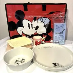 Disney ディズニーストア　ミッキーミニー　プレート　ボウル　バッグ