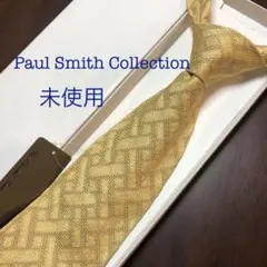 未使用タグ付　ポールスミスコレクション　ネクタイ　金　派手　結婚式