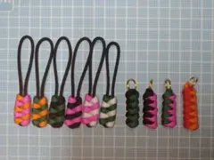 パラコード＊ジッパータブ＊キーホルダー＊ハンドメイド【バラエティ】