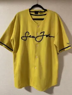 ［激レア］Sea John ビックロゴ　イエローゲームシャツ