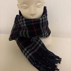 BURBERRY カシミヤ 100％マフラー チェック柄　イングランド製