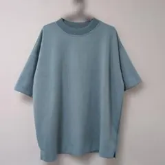 HUG.U ハグユー Tシャツ ポンチ生地 クルーネック 半袖 ミント F★のサムネイル