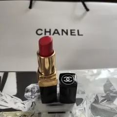 CHANEL 口紅 レッド　ショッパー付き