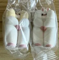 2個セットすきまハムスター マスコットフィギュア