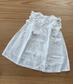 【新品】apres les cours ホワイトワンピース 80cm